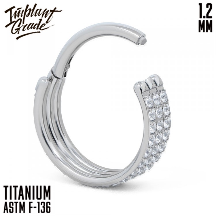 Кольцо-кликер Kelly Implant Grade 1.2 мм титан