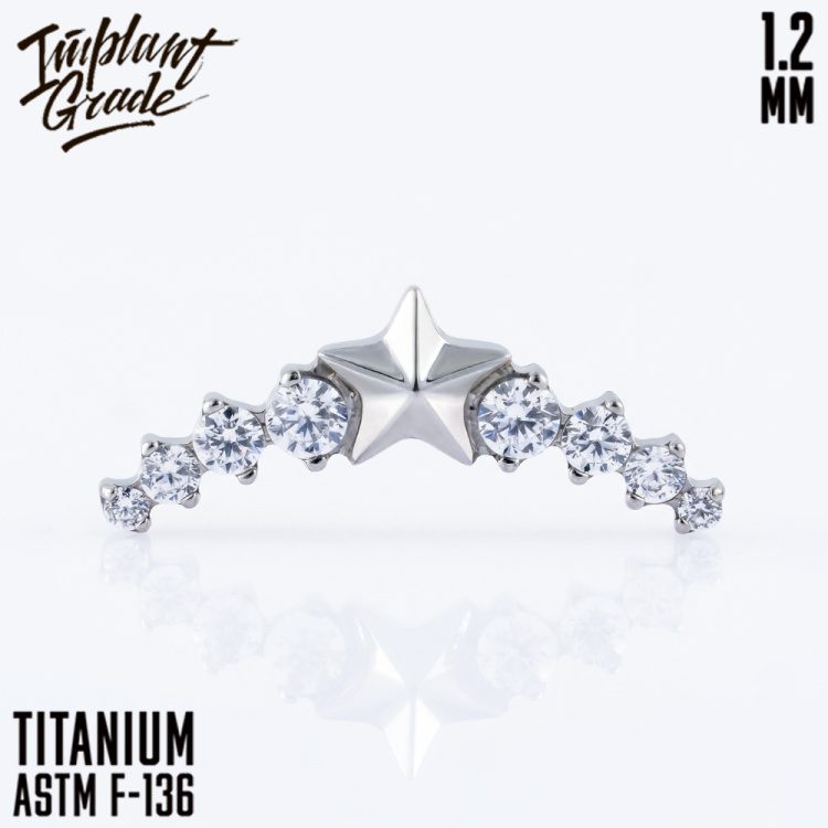 Накрутка Asteroid Implant Grade 1.2 мм титан 