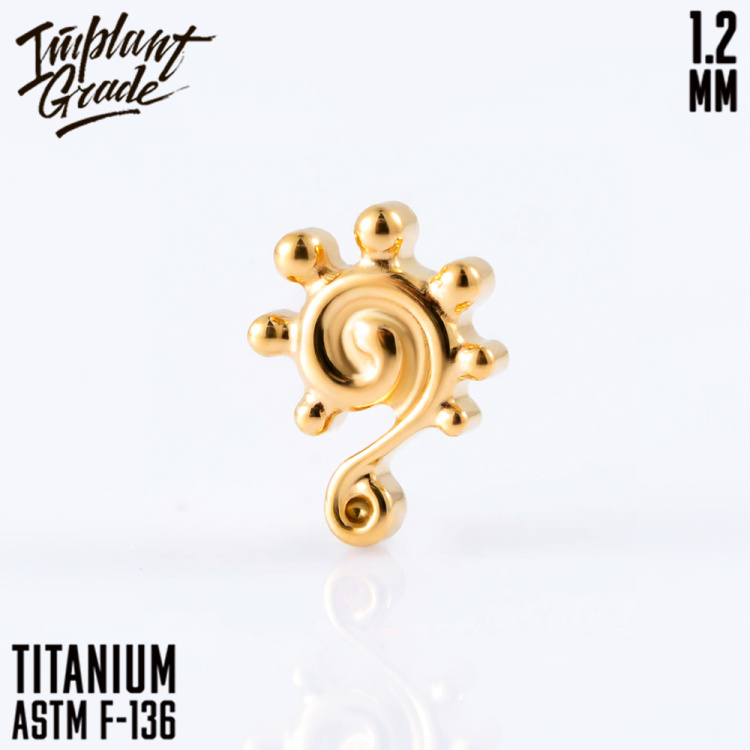 Накрутка Swirl Implant Grade 1.2 мм титан