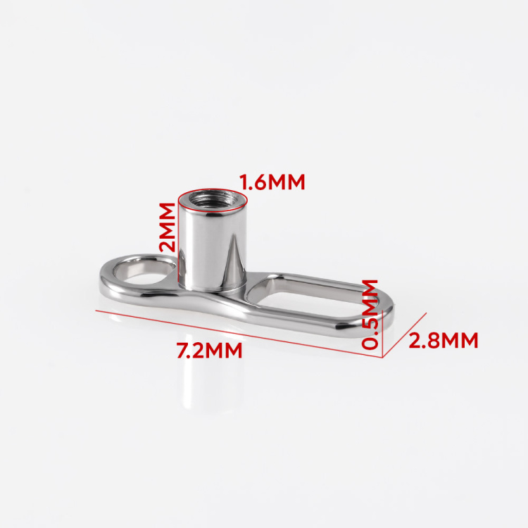 Микродермал якорь L Implant Grade 1.6 мм титан Микродермал якорь L Implant Grade 1.6 мм титан