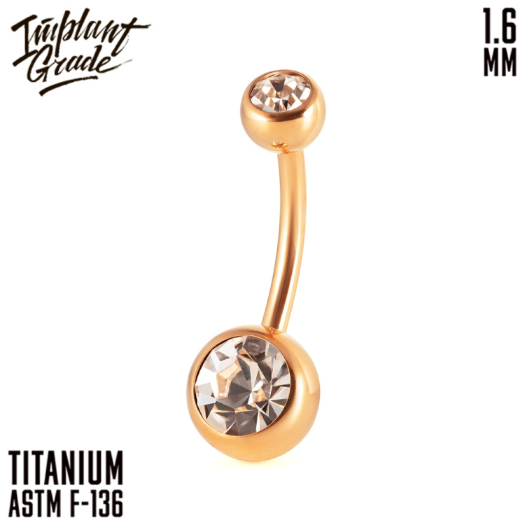 Банан 2 Gem Crystal Implant Grade 1.6 мм титан