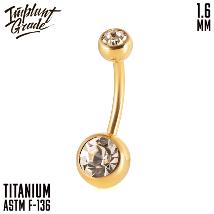 Банан 2 Gem Crystal Implant Grade 1.6 мм титан
