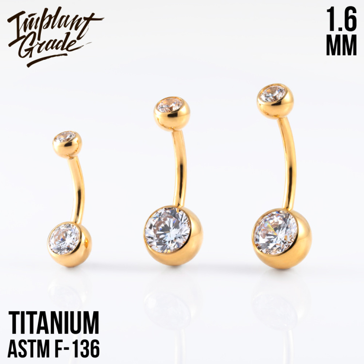 Банан 2 Gem Crystal Implant Grade 1.6 мм титан