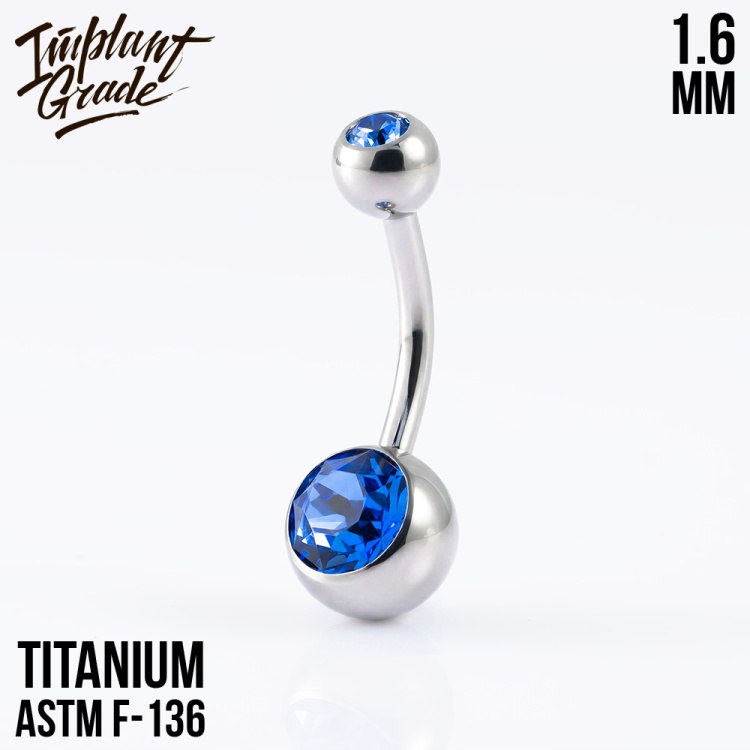 Банан 2 Gem Crystal Implant Grade 1.6 мм титан