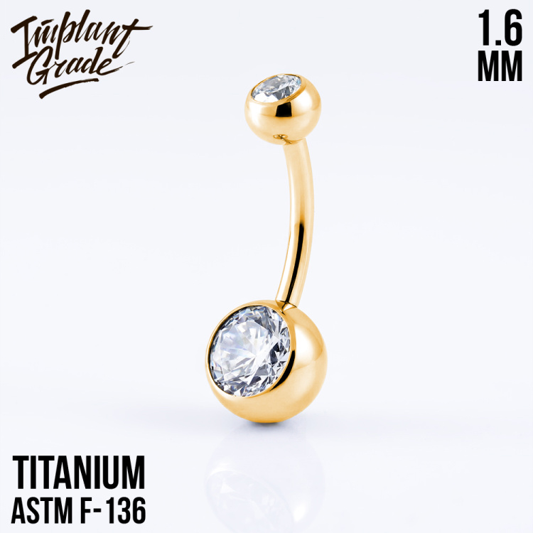 Банан 2 Gem Crystal Implant Grade 1.6 мм титан