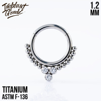 Кольцо-кликер Honey Implant Grade 1.2 мм титан