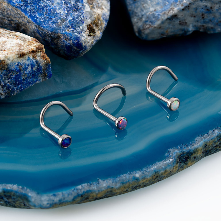 Нострил Opal mini Implant Grade 0.8 мм титан