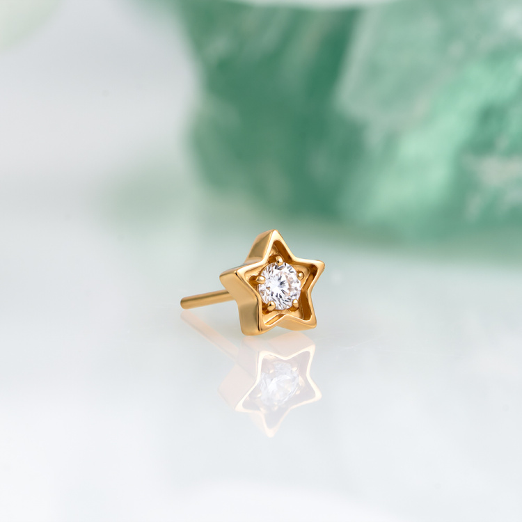 Топ Crystal Star Безрезьбовой Implant Grade титан Топ Crystal Star Безрезьбовой Implant Grade титан