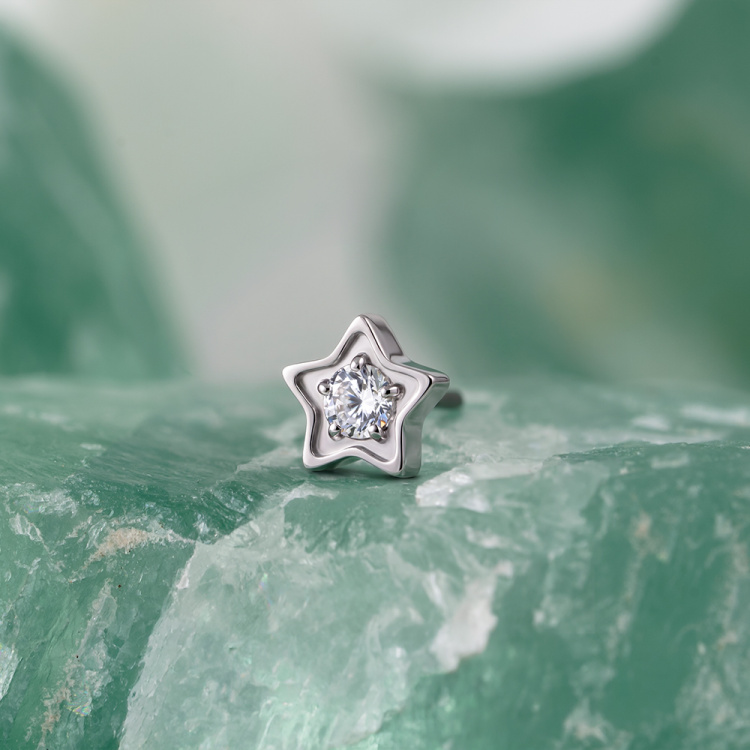 Топ Crystal Star Безрезьбовой Implant Grade титан Топ Crystal Star Безрезьбовой Implant Grade титан