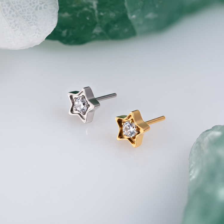Топ Crystal Star Безрезьбовой Implant Grade титан Топ Crystal Star Безрезьбовой Implant Grade титан