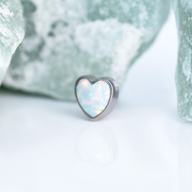 Накрутка Heart Opal Implant Grade 1.2 мм титан