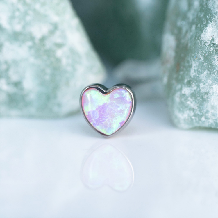 Накрутка Heart Opal Implant Grade 1.2 мм титан