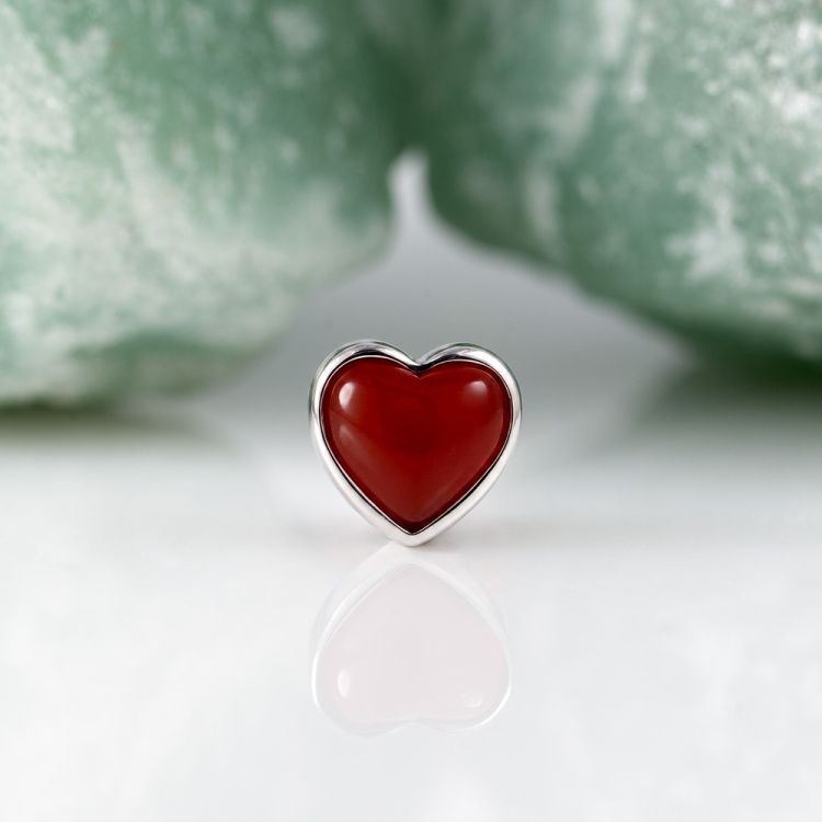 Накрутка Heart Opal Implant Grade 1.2 мм титан