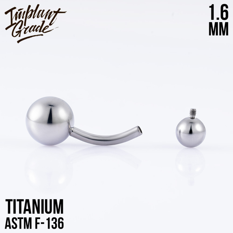 Банан Implant Grade 1.6 мм титан