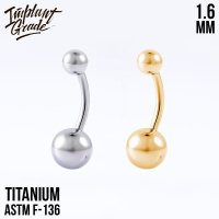 Банан Implant Grade 1.6 мм титан