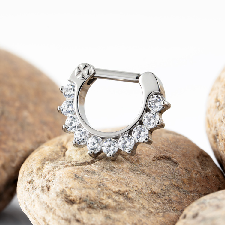 Кольцо-кликер Glam Implant Grade 1.2 мм титан Кольцо-кликер Glam Implant Grade 1.2 мм титан