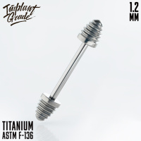Штанга Spiral Implant Grade 1.2 мм титан  