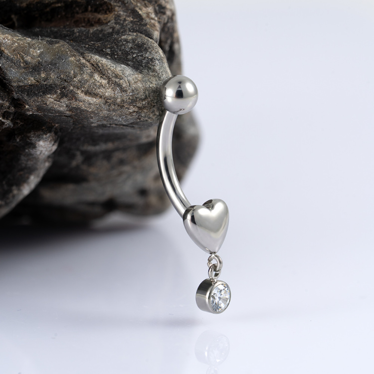 Банан Pendant Heart Implant Grade 1.6 мм титан