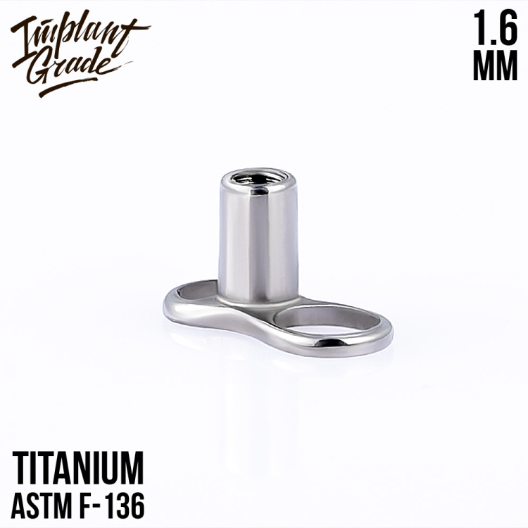 Микродермал якорь Implant Grade 1.6 мм титан