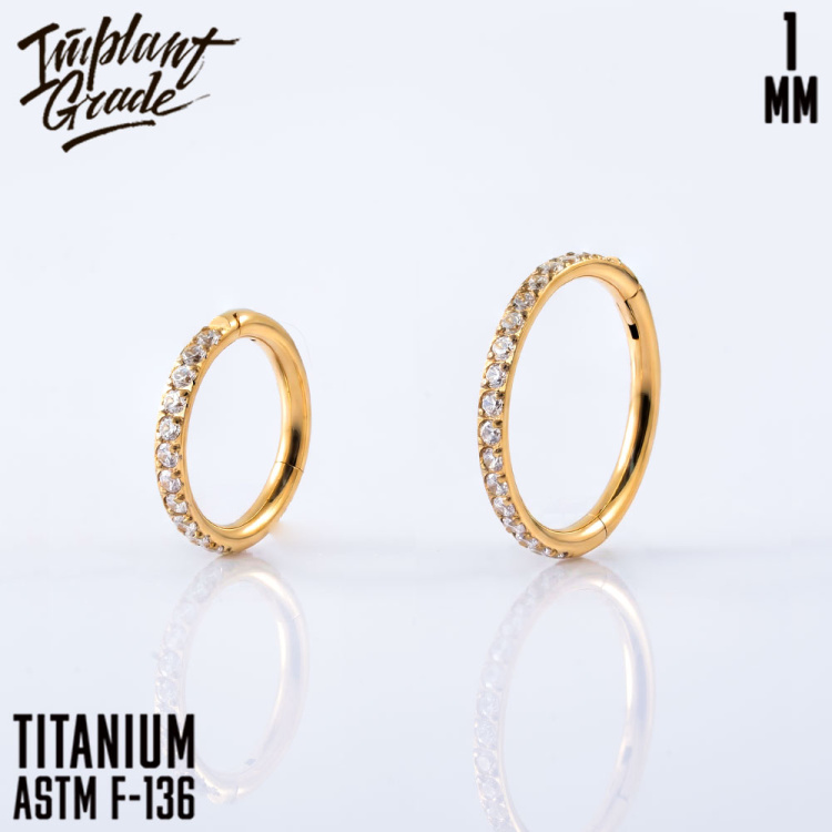 Кольцо-кликер Twilight Implant Grade 1 мм титан