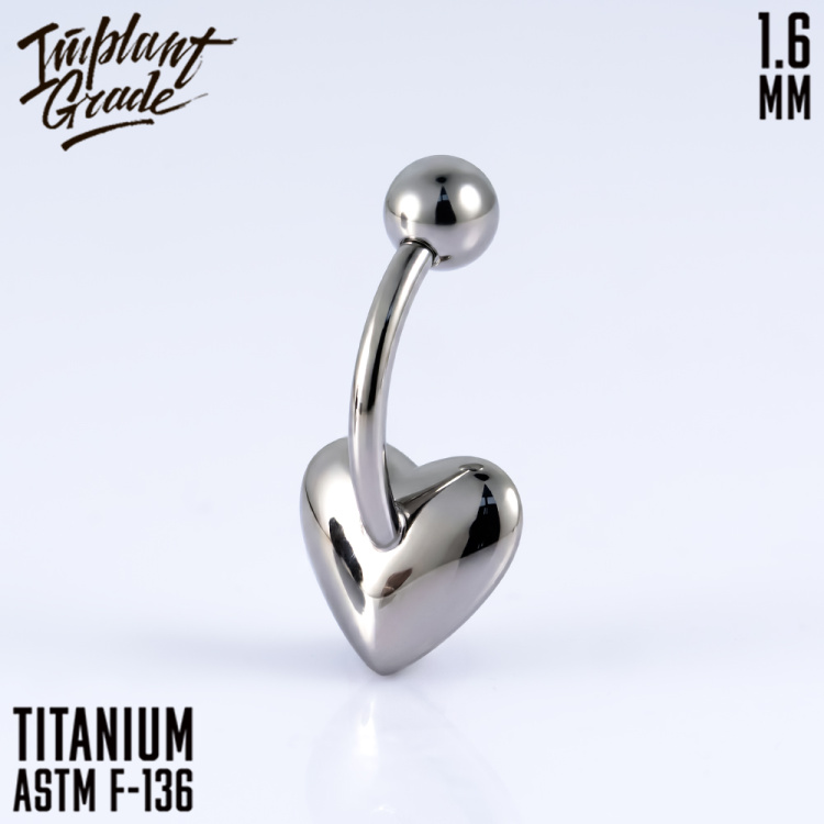 Банан Simple Heart Implant Grade 1.6 мм титан
