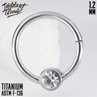 Кольцо-кликер Shine Implant Grade 1.2 мм титан