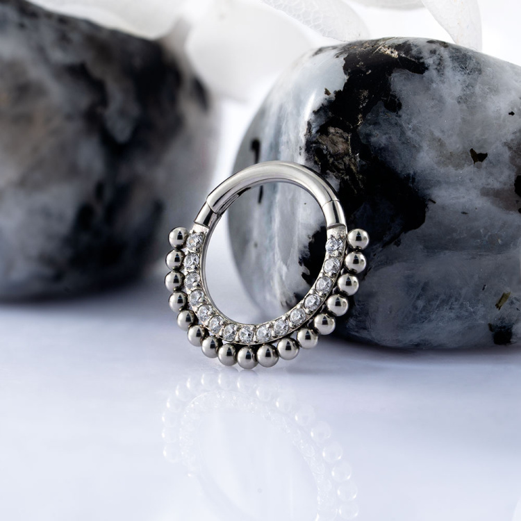 Кольцо-кликер Alma Implant Grade 1.2мм титан