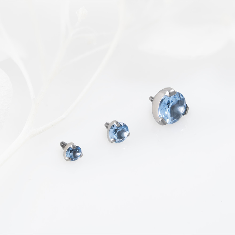 Накрутка Фианит Spinel Implant Grade 1.2 мм титан Накрутка Фианит Spinel Implant Grade 1.2 мм титан