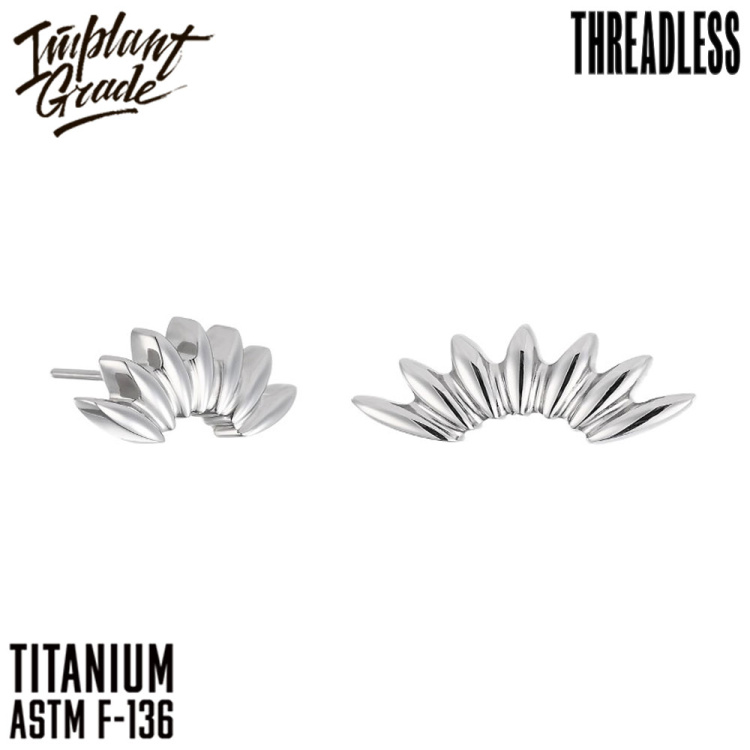 Топ Allie Безрезьбовой Implant Grade титан Топ Allie Безрезьбовой Implant Grade титан