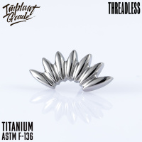 Топ Allie Безрезьбовой Implant Grade титан 