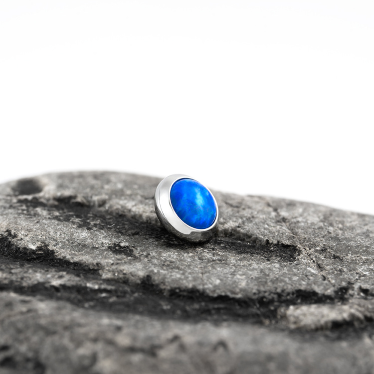 Накрутка с опалом 05L Implant Grade 1.6 мм титан 