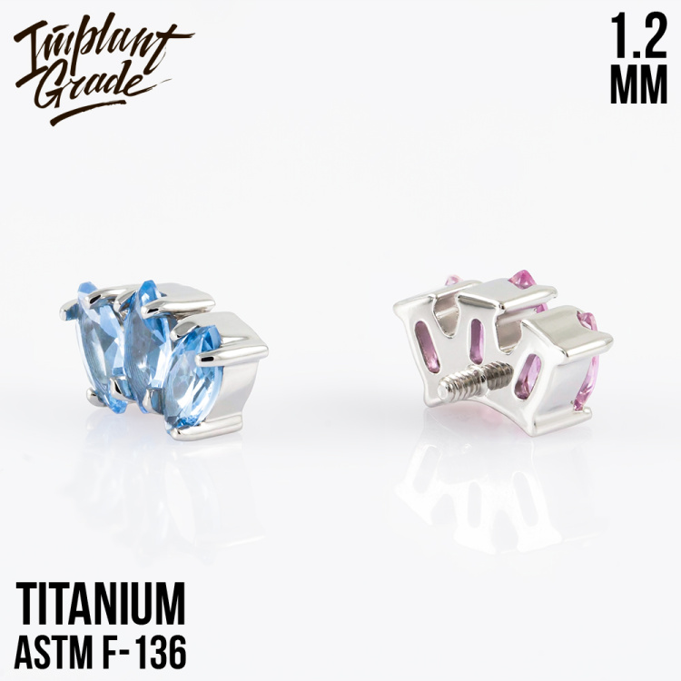 Накрутка Marquise Implant Grade 1.2 мм титан Накрутка Marquise Implant Grade 1.2 мм титан