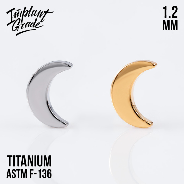Накрутка Half Moon Implant Grade 1.2 мм титан Накрутка Half Moon Implant Grade 1.2 мм титан
