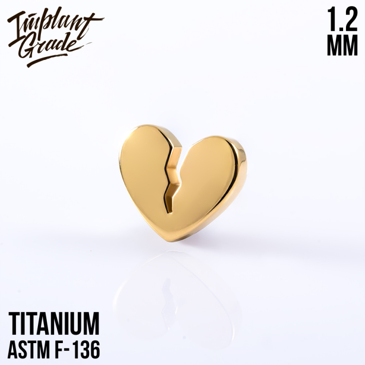 Накрутка Heartbreak Implant Grade 1.2 мм титан Накрутка Heartbreak Implant Grade 1.2 мм титан