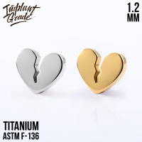 Накрутка Heartbreak Implant Grade 1.2 мм титан