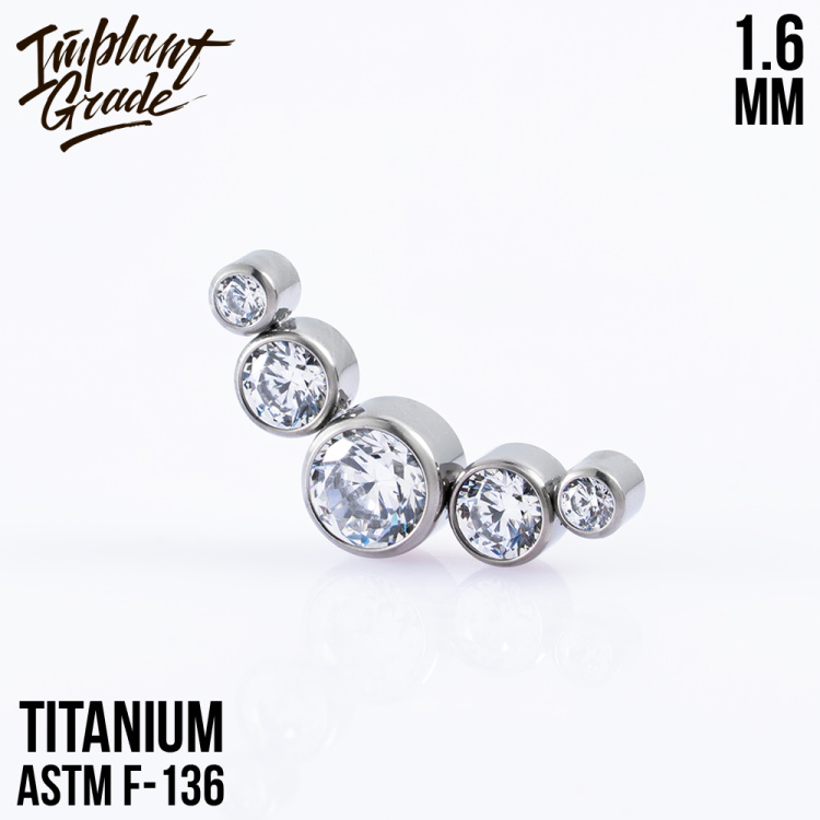 Накрутка 5K Crystal Implant Grade 1.6 мм титан Накрутка 5K Crystal Implant Grade 1.6 мм титан