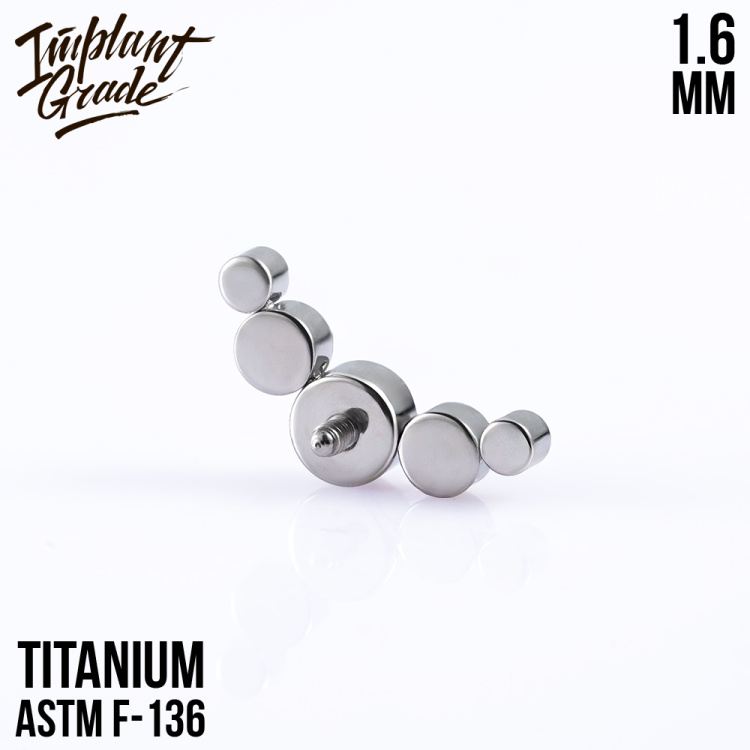 Накрутка 5K Crystal Implant Grade 1.6 мм титан Накрутка 5K Crystal Implant Grade 1.6 мм титан