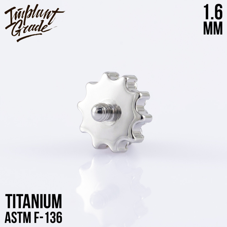 Накрутка Sunflower Implant Grade 1.6 мм титан Накрутка Sunflower Implant Grade 1.6 мм титан