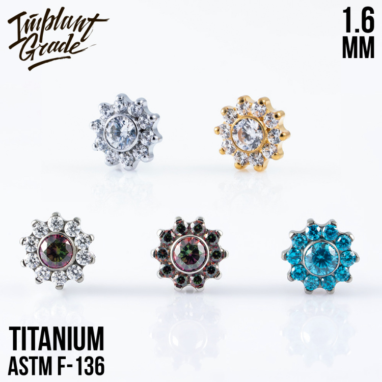 Накрутка Sunflower Implant Grade 1.6 мм титан