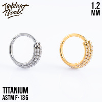 Кольцо-кликер Coliseum Implant Grade 1.2 мм титан