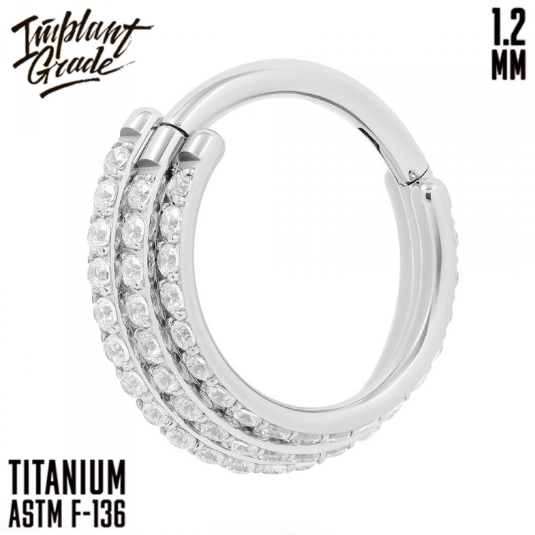 Кольцо-кликер Coliseum Implant Grade 1.2 мм титан