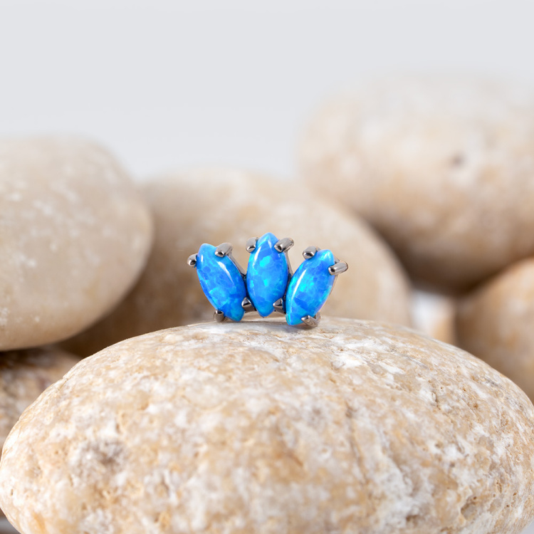 Накрутка Marquise Opal Implant Grade 1.2 мм титан Накрутка Marquise Opal Implant Grade 1.2 мм титан