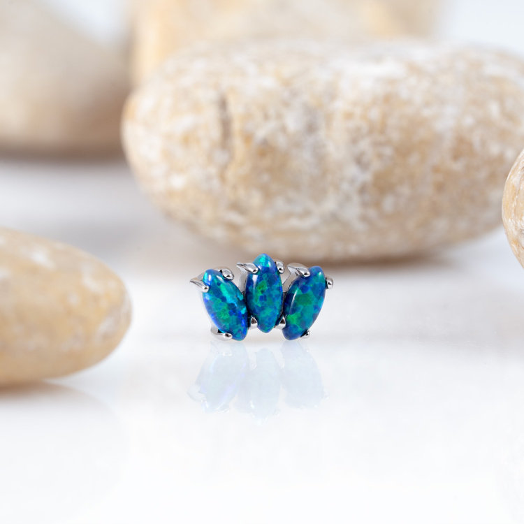Накрутка Marquise Opal Implant Grade 1.2 мм титан Накрутка Marquise Opal Implant Grade 1.2 мм титан