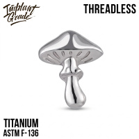 Топ Mushroom Безрезьбовой Implant Grade титан