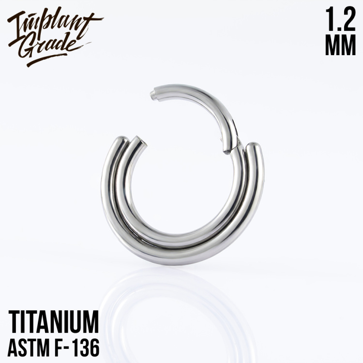 Кольцо-кликер Helios Implant Grade 1.2 мм титан