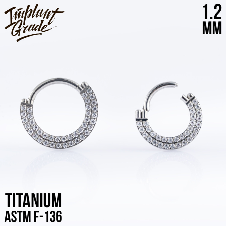 Кольцо-кликер Helios Implant Grade 1.2 мм титан