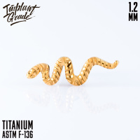 Накрутка Snake Implant Grade 1.2 мм титан