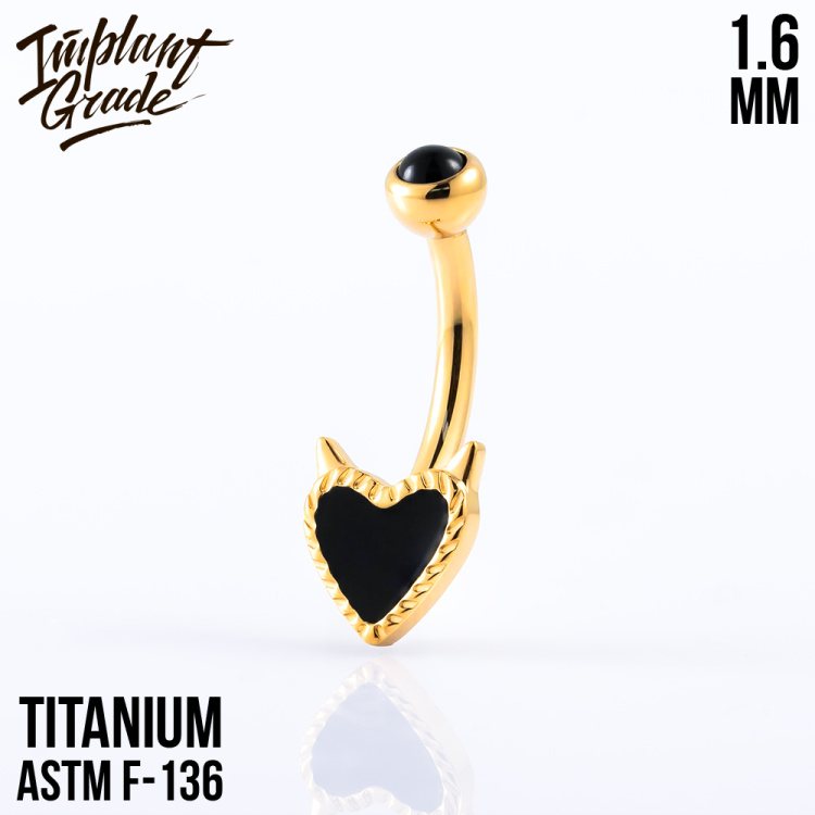 Банан Devil Heart Implant Grade 1.6 мм титан Банан Devil Heart Implant Grade 1.6 мм титан
