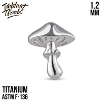 Накрутка Mushroom Implant Grade 1.2 мм титан