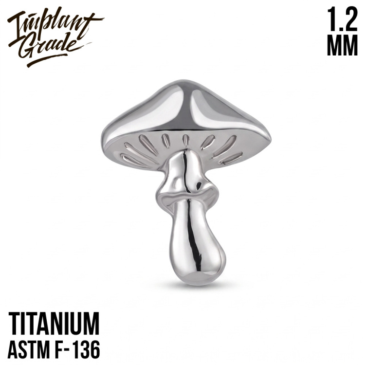 Накрутка Mushroom Implant Grade 1.2 мм титан